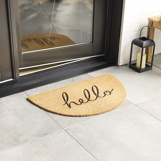Sonoma Goods For Life® Hello Coir Doormat