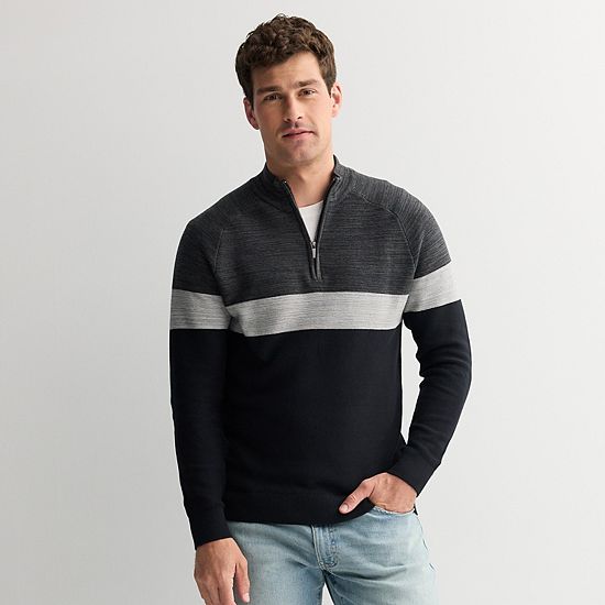 Men's Sonoma Goods For Life® Lightweight 1/4-Zip Sweater
