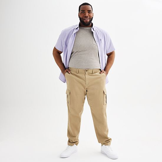 Big & Tall Sonoma Goods For Life® Flexwear Straight-Fit Cargo Pants