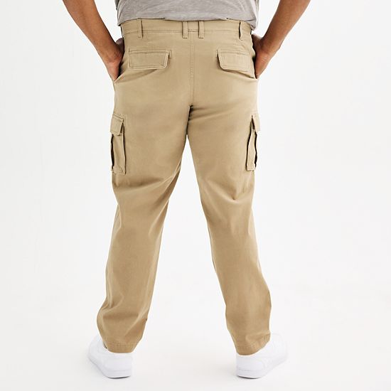 Big & Tall Sonoma Goods For Life® Flexwear Straight-Fit Cargo Pants