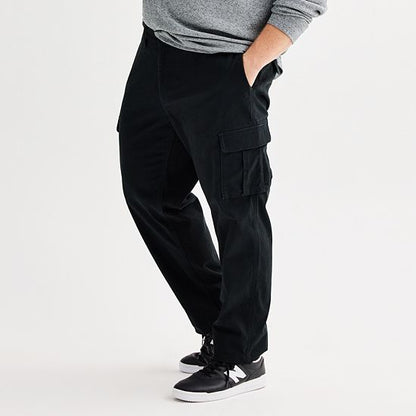 Big & Tall Sonoma Goods For Life® Flexwear Straight-Fit Cargo Pants