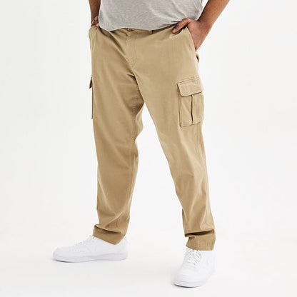 Big & Tall Sonoma Goods For Life® Flexwear Straight-Fit Cargo Pants