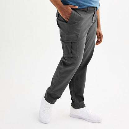 Big & Tall Sonoma Goods For Life® Flexwear Straight-Fit Cargo Pants
