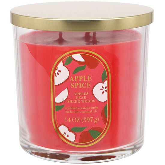 Sonoma Goods For Life® Apple Spice 14-oz. 3-Wick Candle Jar