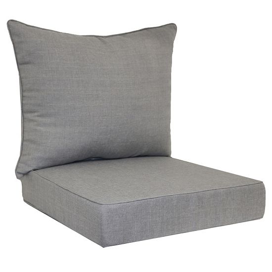 Sonoma Goods For Life® Indoor / Outdoor Deep Seat Cushion 2-piece Set