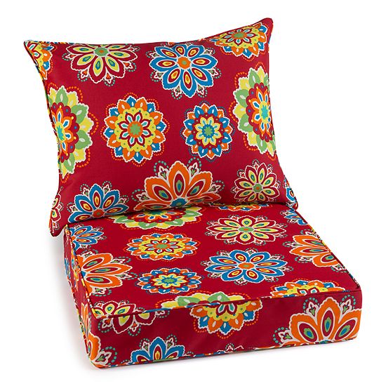 Sonoma Goods For Life® Indoor / Outdoor Deep Seat Cushion 2-piece Set