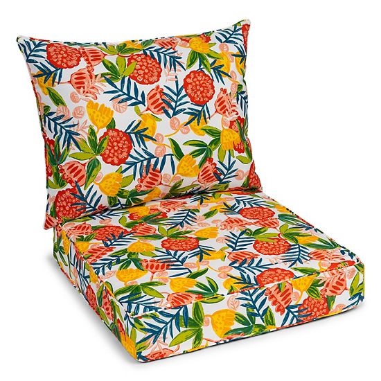 Sonoma Goods For Life® Indoor / Outdoor Deep Seat Cushion 2-piece Set