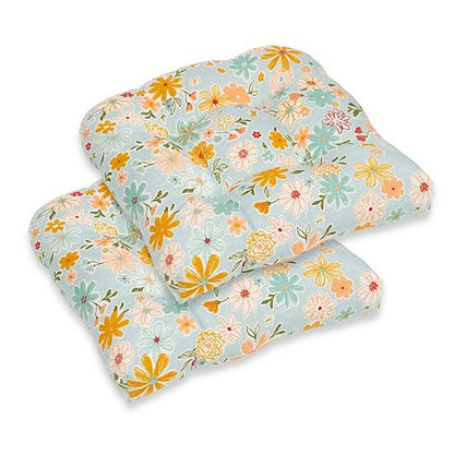 Sonoma Goods For Life® Indoor Outdoor 2-piece Single Wicker Chair Cushion Set