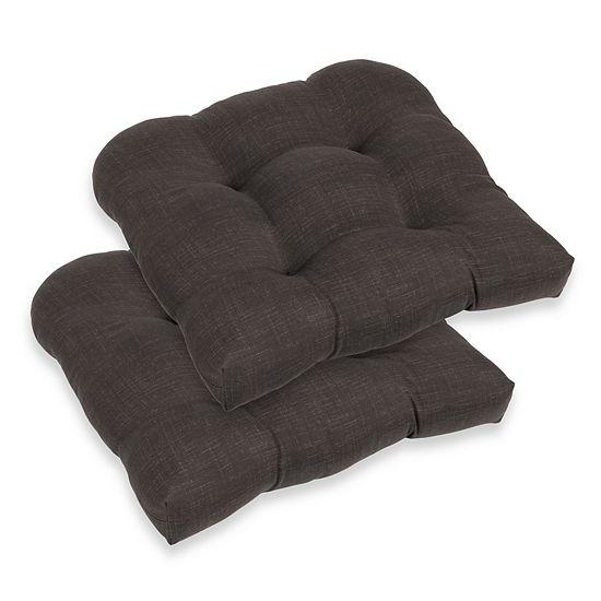 Sonoma Goods For Life® Indoor Outdoor 2-piece Single Wicker Chair Cushion Set
