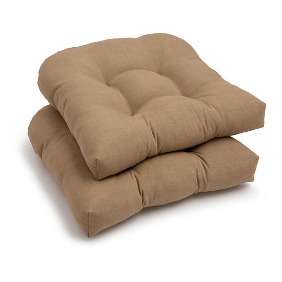 Sonoma Goods For Life® Indoor Outdoor 2-piece Single Wicker Chair Cushion Set