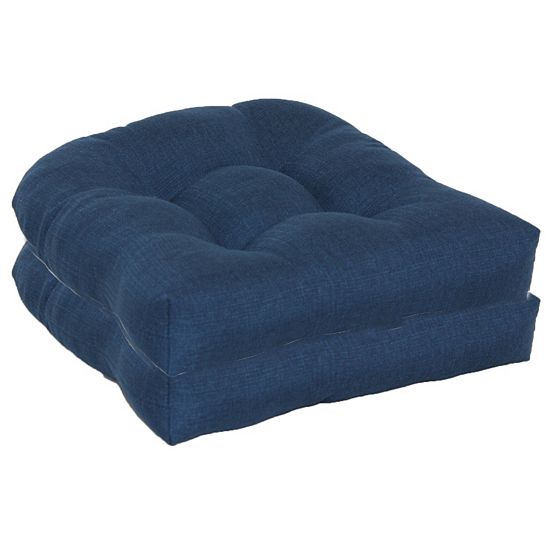 Sonoma Goods For Life® Indoor Outdoor 2-piece Single Wicker Chair Cushion Set