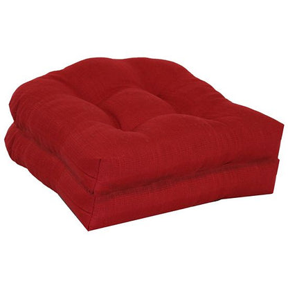 Sonoma Goods For Life® Indoor Outdoor 2-piece Single Wicker Chair Cushion Set