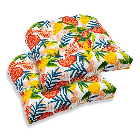 Sonoma Goods For Life® Indoor Outdoor 2-piece Single Wicker Chair Cushion Set