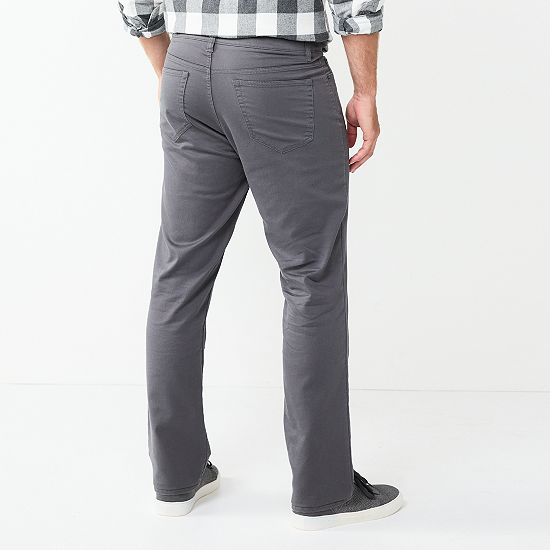 Men's Sonoma Goods For Life® Flexwear Straight-Fit 5-Pocket Everyday Pant