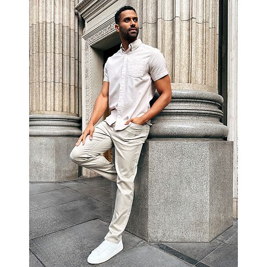 Men's Sonoma Goods For Life® Flexwear Straight-Fit 5-Pocket Everyday Pant