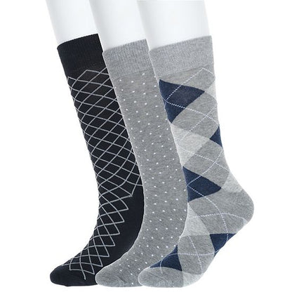Men's Sonoma Goods For Life® 3-pack Patterned Dress Socks