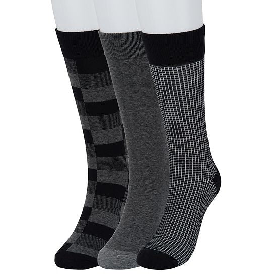 Men's Sonoma Goods For Life® 3-pack Patterned Dress Socks