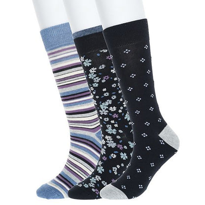 Men's Sonoma Goods For Life® 3-pack Patterned Dress Socks
