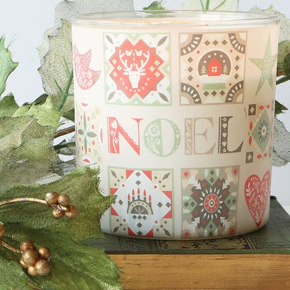 Sonoma Goods For Life® Holiday Cookies Noel Decal Candle