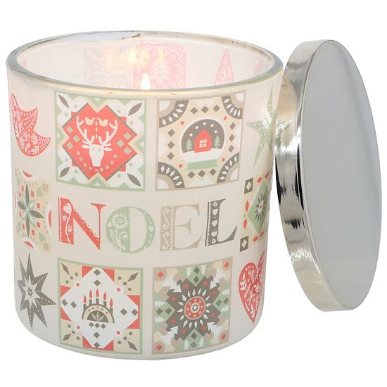 Sonoma Goods For Life® Holiday Cookies Noel Decal Candle