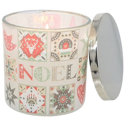 Sonoma Goods For Life® Holiday Cookies Noel Decal Candle