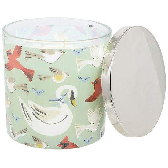 Sonoma Goods For Life® Balsam Fir Holiday Birds Decal Candle