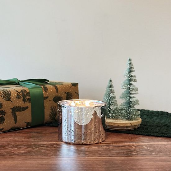 Sonoma Goods For Life® Balsam Fir Speckled 10-oz. Candle With Decorative Tree Lid