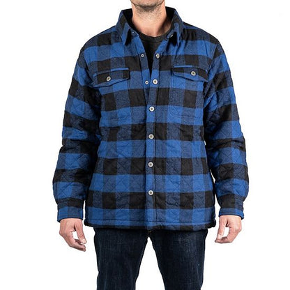 Men's Sonoma Goods For Life® Flannel Sherpa-Lined Shirt Jacket