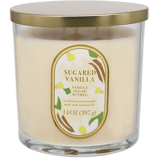 Sonoma Goods For Life® Sugared Vanilla 14-oz. Candle Jar