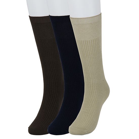 Men's Sonoma Goods For Life® 3-pack Ribbed Dress Socks