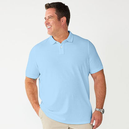 Big & Tall Sonoma Goods For Life® Short Sleeve Pique Polo
