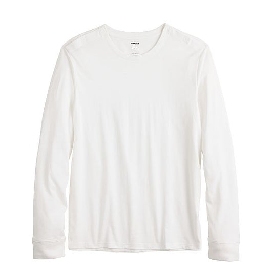 Men's Adaptive Sonoma Goods For Life® Easy Dressing Long Sleeve Crew Tee