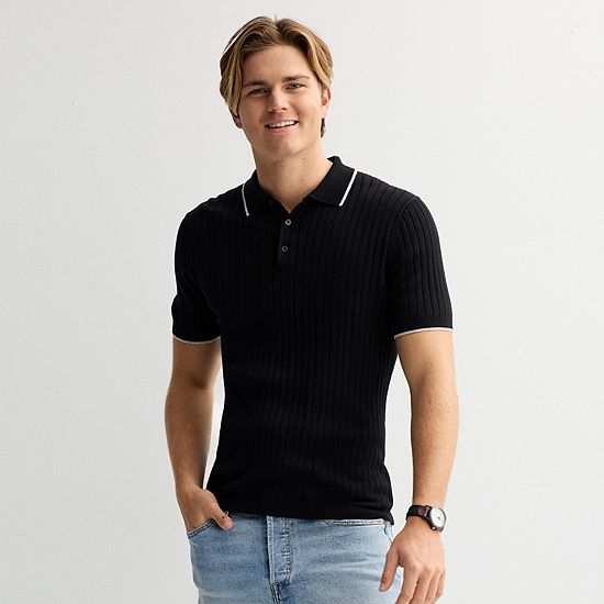 Men's Sonoma Goods For Life® Tipped Sweater Polo