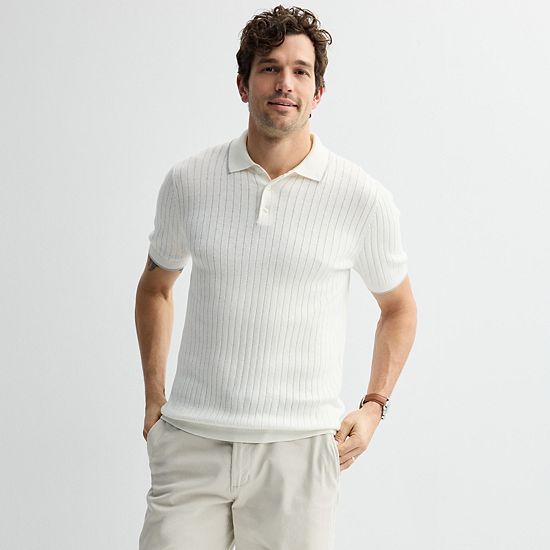 Men's Sonoma Goods For Life® Tipped Sweater Polo