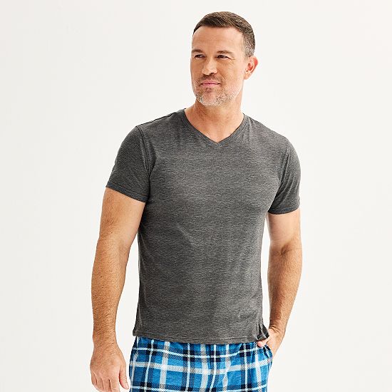 Men's Sonoma Goods For Life® Supersoft V-Neck Pajama Shirt