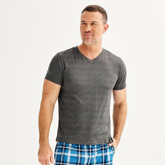Men's Sonoma Goods For Life® Supersoft V-Neck Pajama Shirt