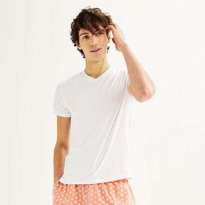 Men's Sonoma Goods For Life® Supersoft V-Neck Pajama Shirt
