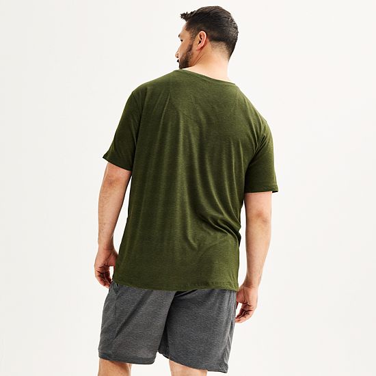 Big & Tall Sonoma Goods For Life® Supersoft V-Neck Pajama Shirt
