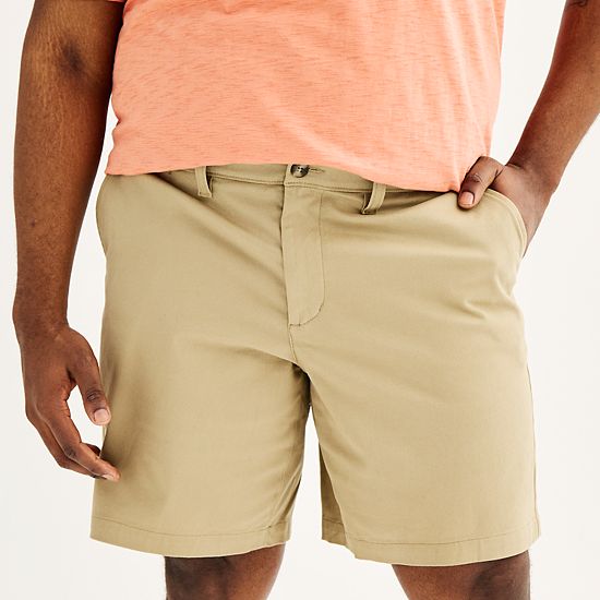 Big & Tall Sonoma Goods For Life® 9-in. Flexwear Flat Front Shorts