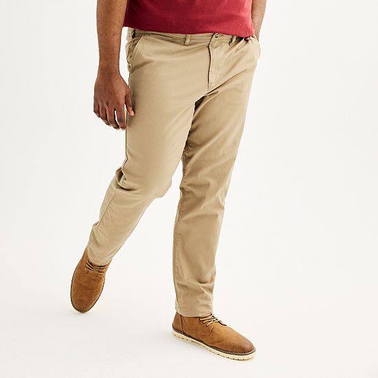 Big & Tall Sonoma Goods For Life® Flexwear Straight-Fit Chinos