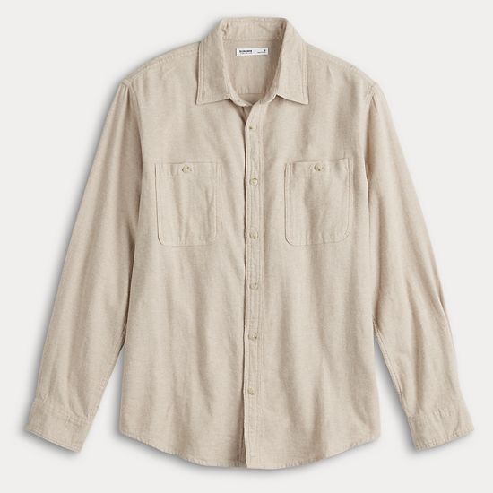 Men's Sonoma Goods For Life® Supersoft Flannel Button-Down Shirt