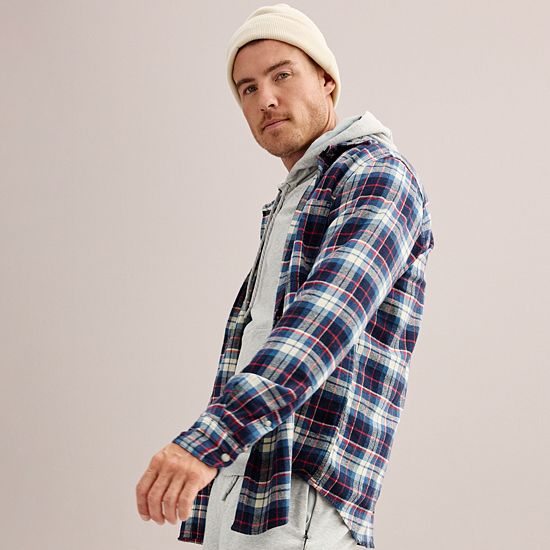 Men's Sonoma Goods For Life® Supersoft Flannel Button-Down Shirt