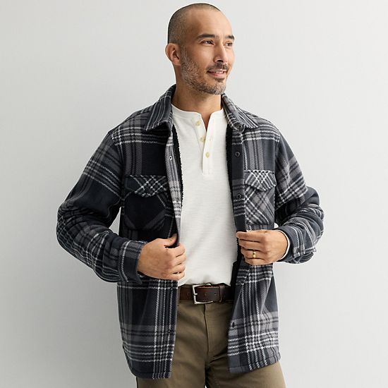 Men's Sonoma Goods For Life® Arctic Fleece Shirt Jacket