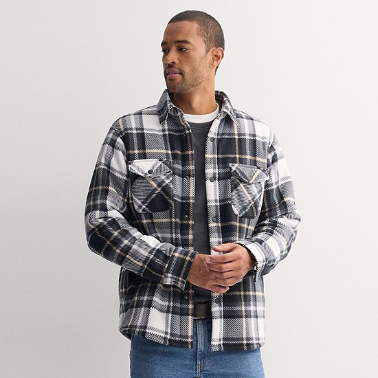 Men's Sonoma Goods For Life® Arctic Fleece Shirt Jacket