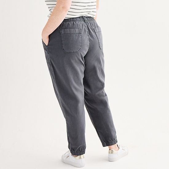 Plus Size Sonoma Goods For Life® Core Utility Jogger Pants