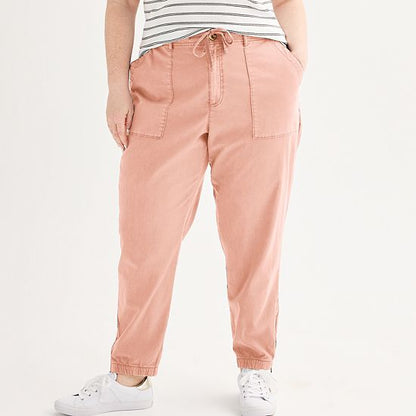Plus Size Sonoma Goods For Life® Core Utility Jogger Pants