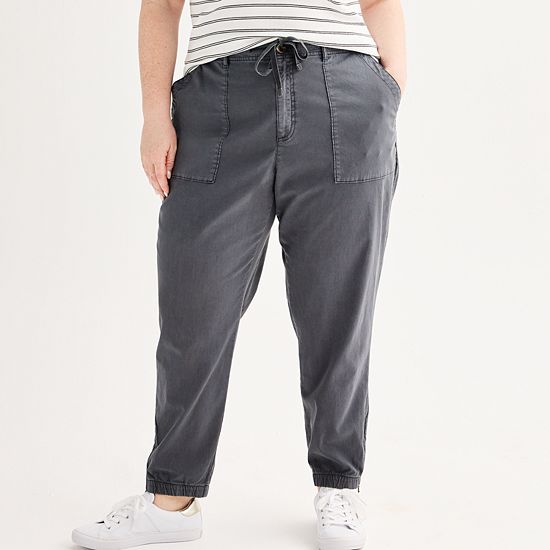 Plus Size Sonoma Goods For Life® Core Utility Jogger Pants