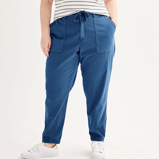 Plus Size Sonoma Goods For Life® Core Utility Jogger Pants