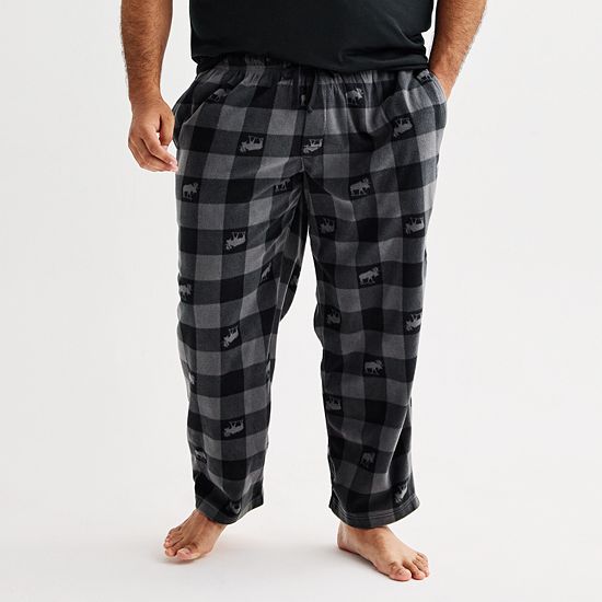 Big & Tall Sonoma Goods For Life® Microfleece Pajama Pants