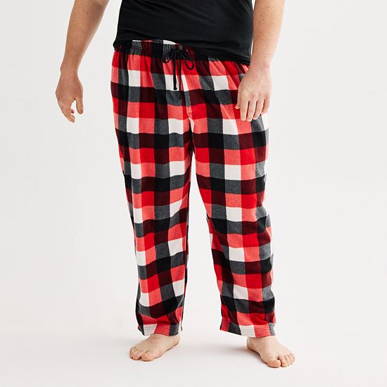 Big & Tall Sonoma Goods For Life® Microfleece Pajama Pants